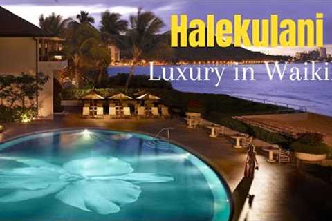Luxury Hotel in Waikiki 🌴 Halekulani VIP Tour with Captions &amp; Relaxing LoFi Music