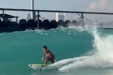 Filipe Toledo's First Waves at Kelly Slater's Wavepool in Abu Dhabi