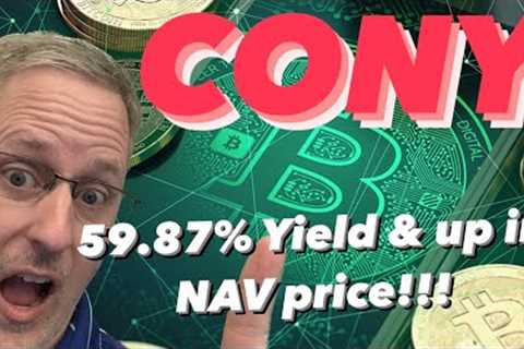 CONY ETF has paid out over $1 per share  the last 2 months!! My thoughts &amp;  gameplan! YIELDMAX TSLY