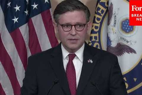 BREAKING NEWS: Speaker Johnson Holds Press Briefing Amidst GOP Turmoil Over Continuing Resolution