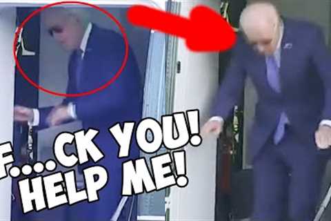 JOE BIDEN ALMOST FELL OFF THE PLANE! I'm ashamed TO WATCH THIS!