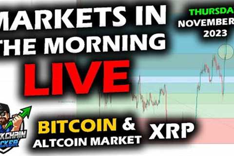 MARKETS in the MORNING, 11/16/2023, ALTCOINS Rotating, BITCOIN $37,000, Gold and Silver Up, DXY 104
