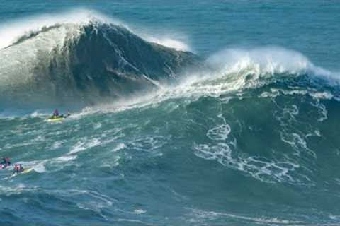 Nazare's XXL Waves: First Epic Swell of El Niño Season