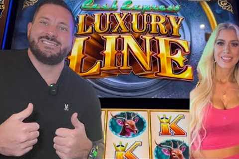 WE PLAYED LUXURY LINE MAX BET ONLY