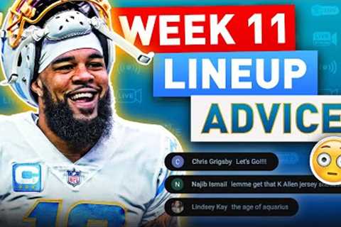 Week 11 Start or Sit Advice | Waiver Stashes, Trades and More (2023 Fantasy Football)