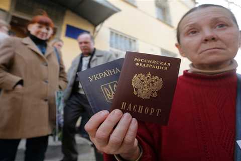 A Ukrainian woman had to become a Russian citizen to get her broken arm treated in occupied Ukraine, her friend says