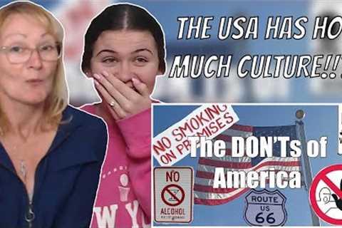 British MUM Reacts to The DON'Ts of Visiting The USA