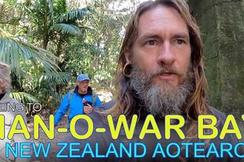Sailing to Man-o-War Bay on Waiheke Island &amp; Touring WWII Bunker Stoney Batter with SY RaLa
