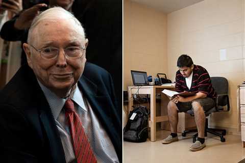 Charlie Munger once funded a $185 million windowless dorm at his alma mater, the University of Michigan: 'You never saw a happier bunch of students'