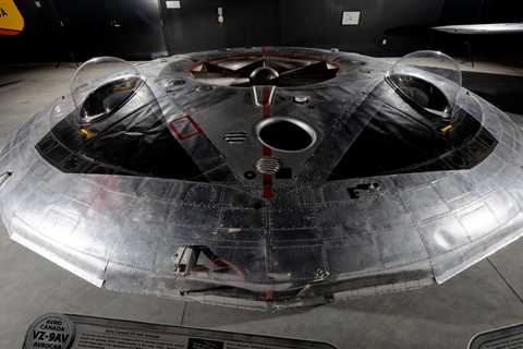 Photos show the real flying saucer funded by the US Army that never took off