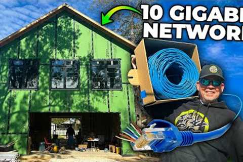 DIY Networking for a Future Proof and HIGH SPEED Home! (Smurf Tubing and String Pull Trick!)