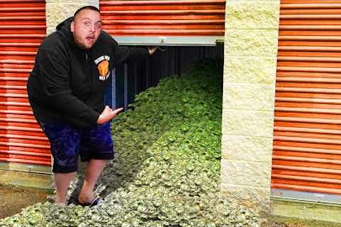 Busted Open LOCKED SAFE and Found $1,877,900 In This Storage Unit LOADED WITH MONEY!