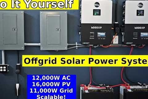 How to Build Expandable Off-grid Solar Systems w/ EG4 6000XP
