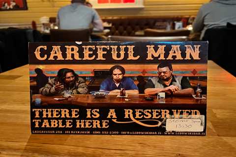 I visited Iceland's Lebowski Bar and found a must-visit spot for fans of the cult-classic movie 