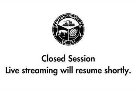 Sampson County Board of Commissioners Meeting - December 4, 2023