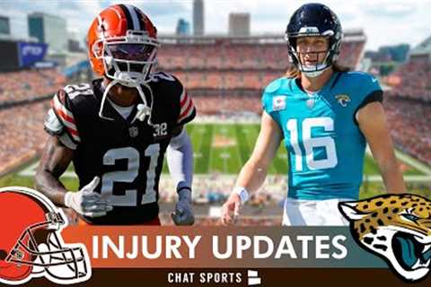 Browns Injury News On Denzel Ward &amp; DTR + Trevor Lawrence Update &amp; Joe Flacco Starting Week 14?