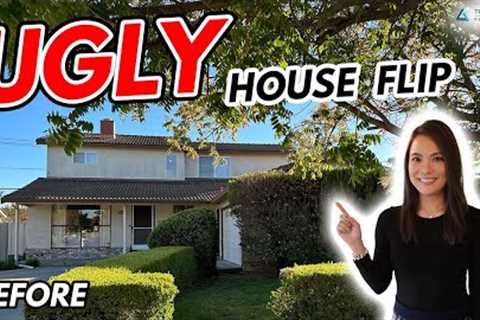 Two Story Ugly House Flip Before - Home Remodel Scope of Work