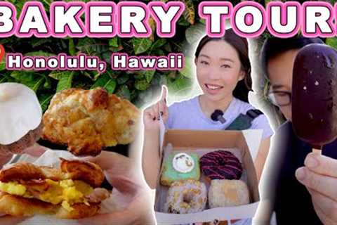 HONOLULU BAKERY TOUR! || [Kaimuki, Hawaii] Malasadas, Scones and DONUTS 🍩