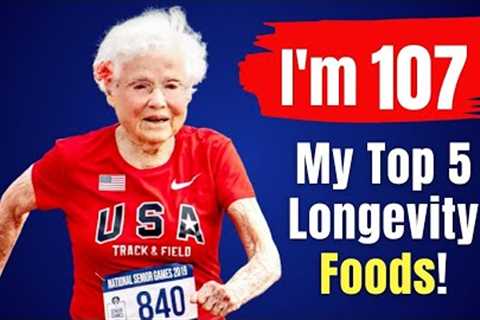 Julia Hawkins (107 yr old) I eat TOP 5 Food &amp; don't get old. Anti-aging Benefits.
