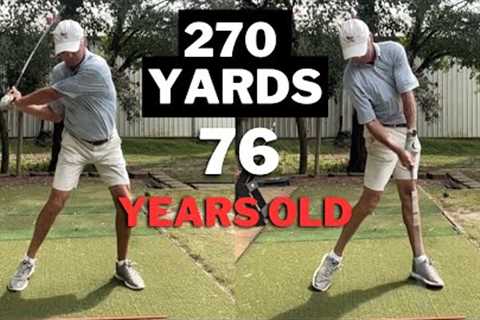 My Senior Golfer Student Shows Us The Secret To Age Defying Distance