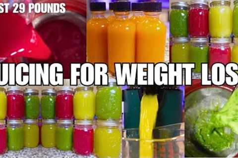Juicing for WEIGHT LOSS | How I lost 29 pounds with juicing + Health Benefits &amp; Juicing Recipes