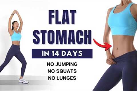 FLAT STOMACH in 14 Days - Belly Fat Burn🔥15 min Standing Workout | No Jumping, No Squats, No Lunges