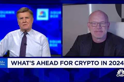 Crypto stocks are trading 'almost like a mania', says Galaxy Digital's Michael Novogratz