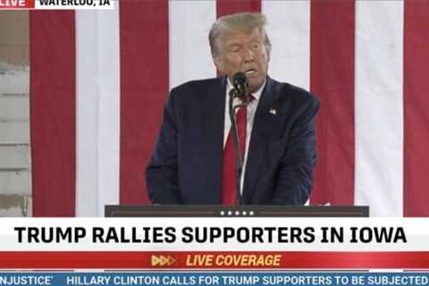 WATCH LIVE: President Trump Speaks to MASSIVE CROWD in Waterloo, Iowa After Leftist Colorado Supreme Court Disqualifies Him From 2024 Ballot – 7 PM ET