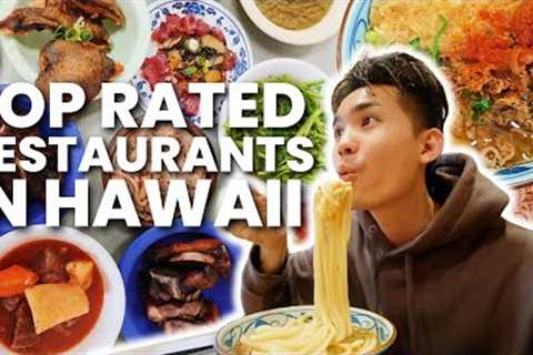 Top Rated BEST Restaurants in HAWAII! (HONOLULU HAWAII FOOD TOUR)