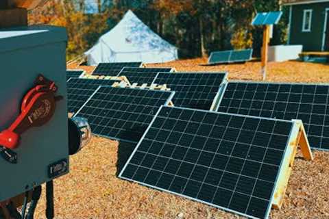 Our FIRST Time Installing Solar Panels!