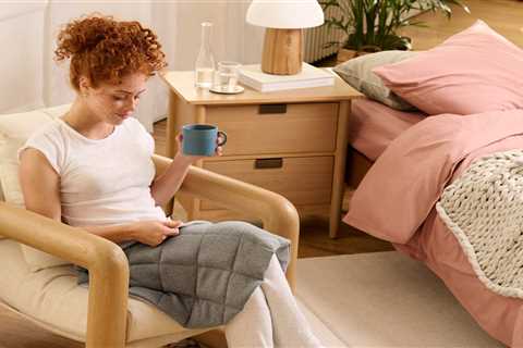 Finally, a Weighted Blanket That You Can Actually Use Anywhere