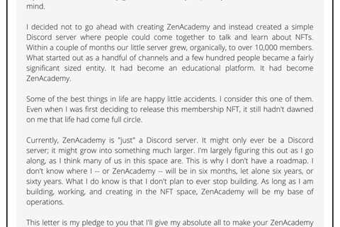 How Zeneca Built a Community by Doubling Down on Education