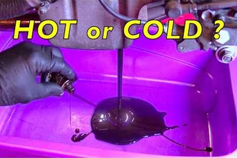 Streetfighter Makeover 2.0 day#12   Oil Change HOT or COLD ??
