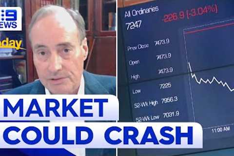 US economist predicting a major market crash for 2024 | 9 News Australia