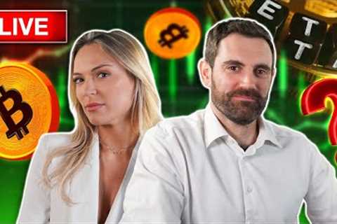 💥 LIVESTREAM: Spot Bitcoin ETF, BTC's Price, Market Crash, IRS &amp; MORE!!