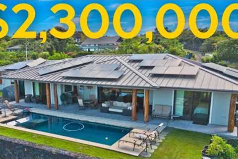 I found a $2.3 MILLION Hawaii home with EVERYTHING! Pool, large garage, dual suites, view, solar