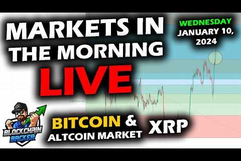 MARKETS in the MORNING, 1/10/2024, Bitcoin $45,000, ETF INSANITY at Retrace, Altcoin Market, DXY 102