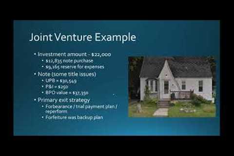 Note Investing with Outside Money
