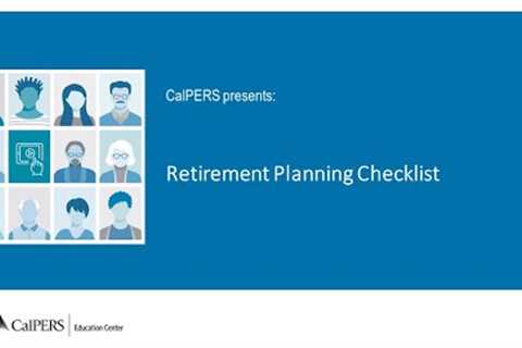 Retirement Planning Checklist