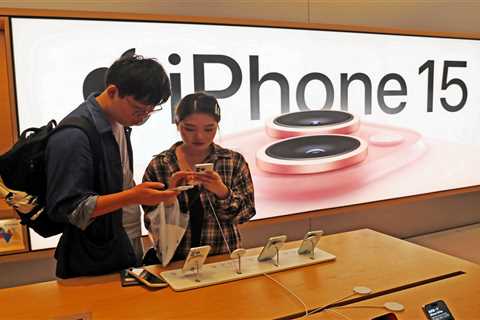 Apple's iPhone is the bestselling smartphone in China despite stiff competition from local competitor Huawei 