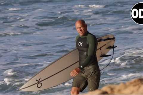 Kelly Slater Surfing Pipeline AFTER Hip Surgery And He's Ripping! Footage from Today
