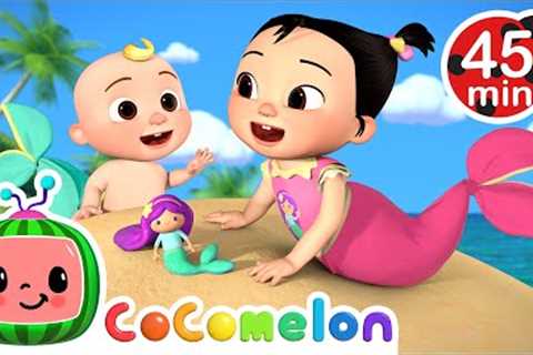 Mermaid at the Beach Song + Baby Shark + MORE CoComelon Nursery Rhymes &amp; Kids Songs