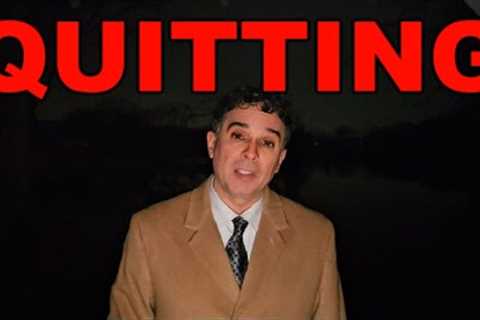 I'M THINKING OF QUITTING YOUTUBE!