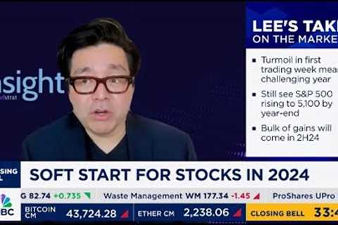 Fundstrat's Tom Lee shares his thoughts amidst this bad start to the year...