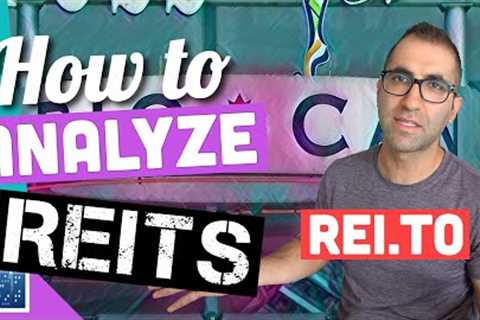 HOW to ANALYZE a REIT - REIT Investing for Beginners Using RioCan (REI.TO stock)
