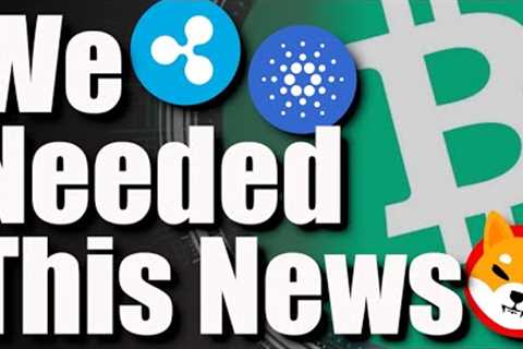 THIS IS MAJOR News For The Cryptocurrency Market, Prices Set To JUMP &amp; Ripple XRP Fair Market Value?