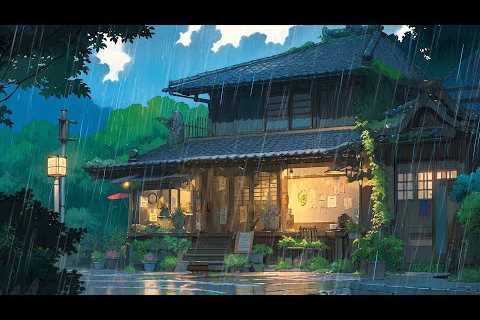 RAINY SUMMER DAY IN JAPAN 🌧️ Chill Summer Lofi 🌧️ Deep Focus To Study/ Work [ Lofi Hip Hop ]