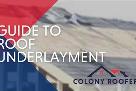 Roof Underlayment Guide - What's The Best Roof Underlayment, Underlayment Types, &amp; More