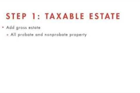 Wills, Trusts, and Estates Law tutorial: Estate Taxation | quimbee.com