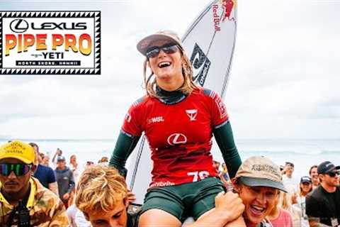 Caitlin Simmers Charges To Change The Course Of Women's Surf History, Takes Win At Lexus Pipe Pro